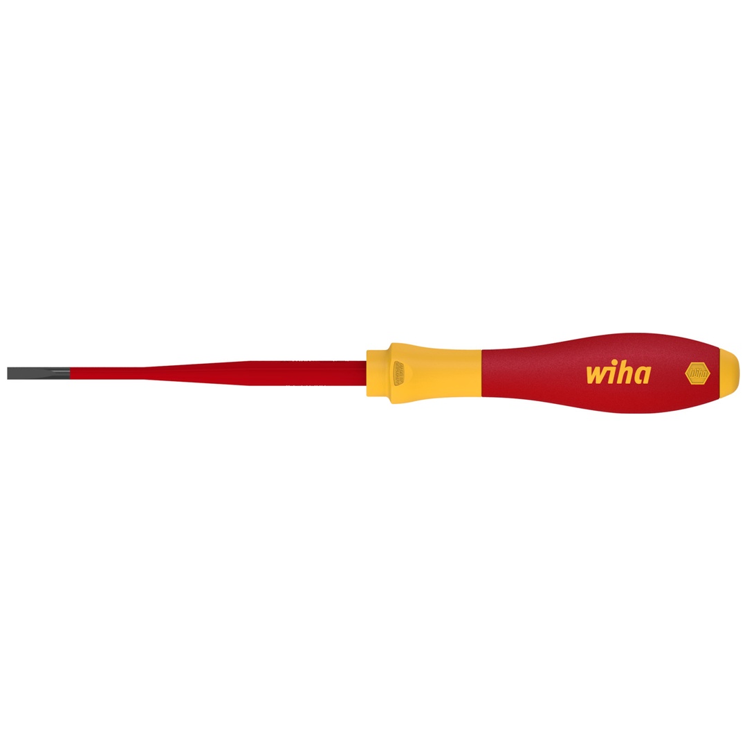 Wiha Schraubendreher SoftFinish electric slimFix Schlitz auf SB-Karte 3,5 mm x 100 mm
