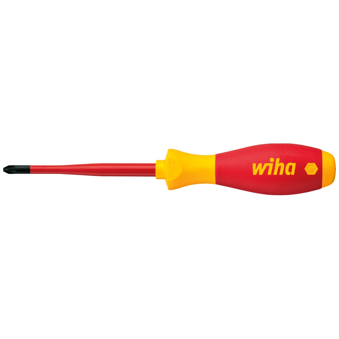 Wiha Schraubendreher SoftFinish electric slimFix Pozidriv auf SB-Karte PZ2 x 100 mm