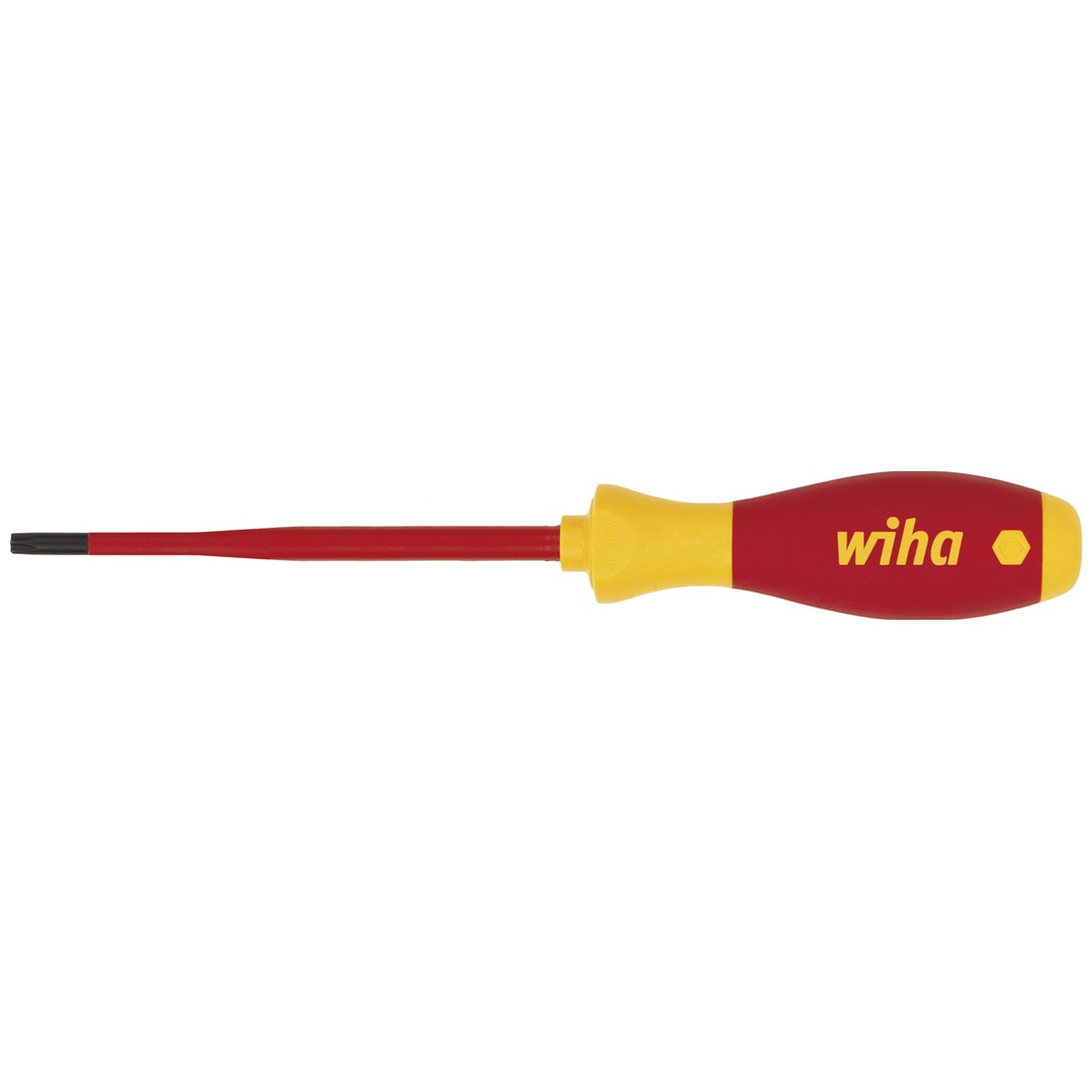 Wiha Schraubendreher SoftFinish electric slimFix TX Tamper Resistant (mit Bohrung) T15H x 100 mm