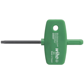 Wiha Stiftschlüssel mit Schlüsselgriff TORX schwarzoxidiert T5 x 70 mm (04918)