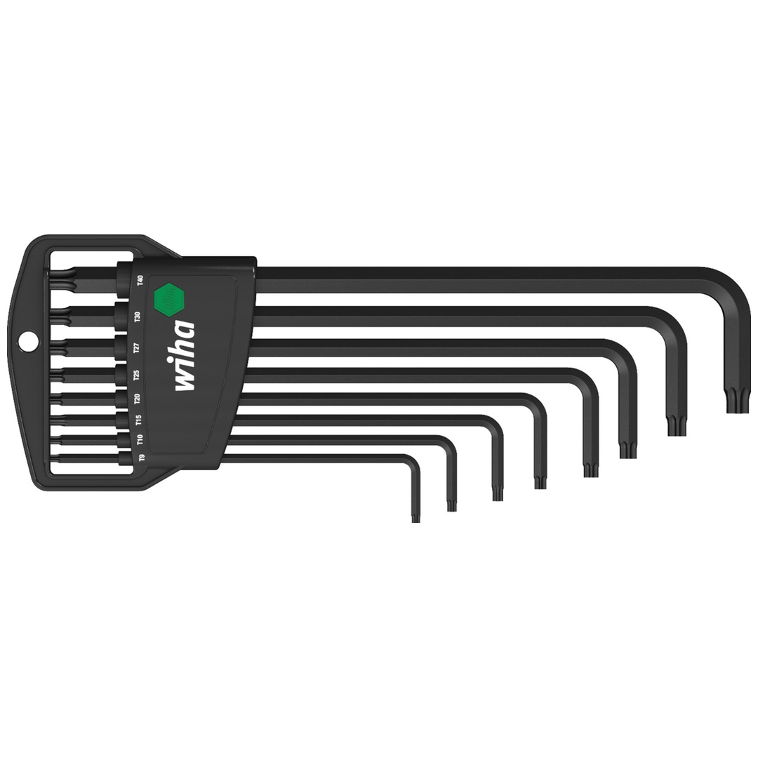 Wiha Stiftschlüssel Set im Classic Halter TX 8-tlg. schwarzoxidiert
