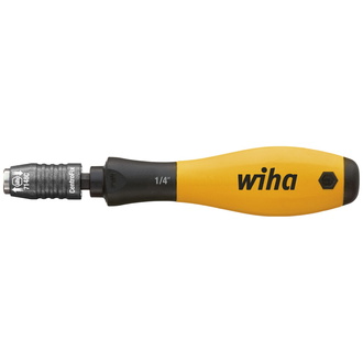 Wiha Schraubendreher mit Bithalter SoftFinish ESD, mechanisch verriegelbar 1/4" 38 mm (32161)