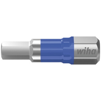 Wiha Bit Set T-Bit 25 mm Sechskant (SW3) 5-tlg. 1/4" C6,3 in Box (41611)