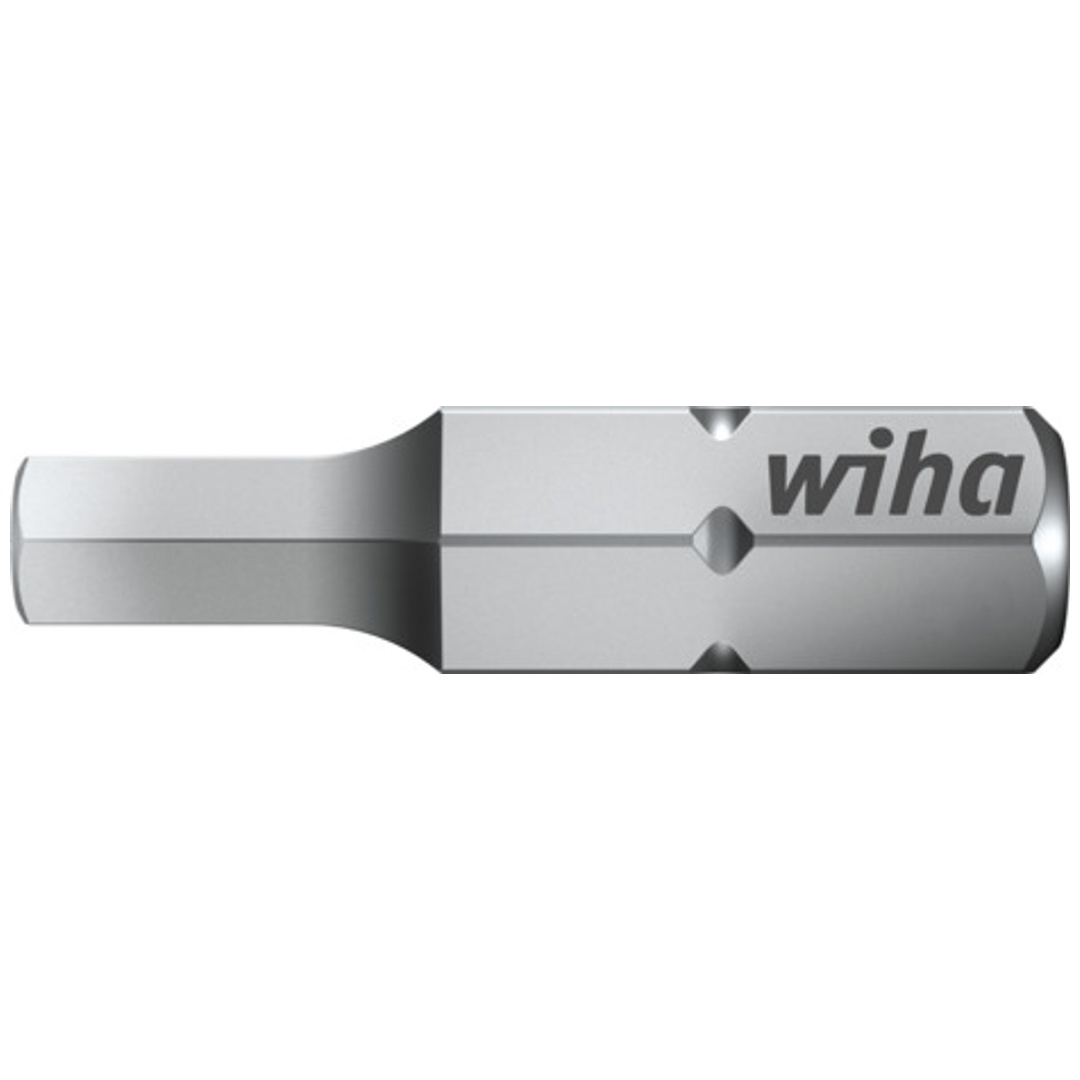 Wiha Bit Standard 25 mm Sechskant 1/4 C6,3 2,5 mm