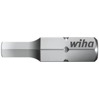 Wiha Bit Standard 25 mm Sechskant 1/4 C6,3 2,5 mm (01704)