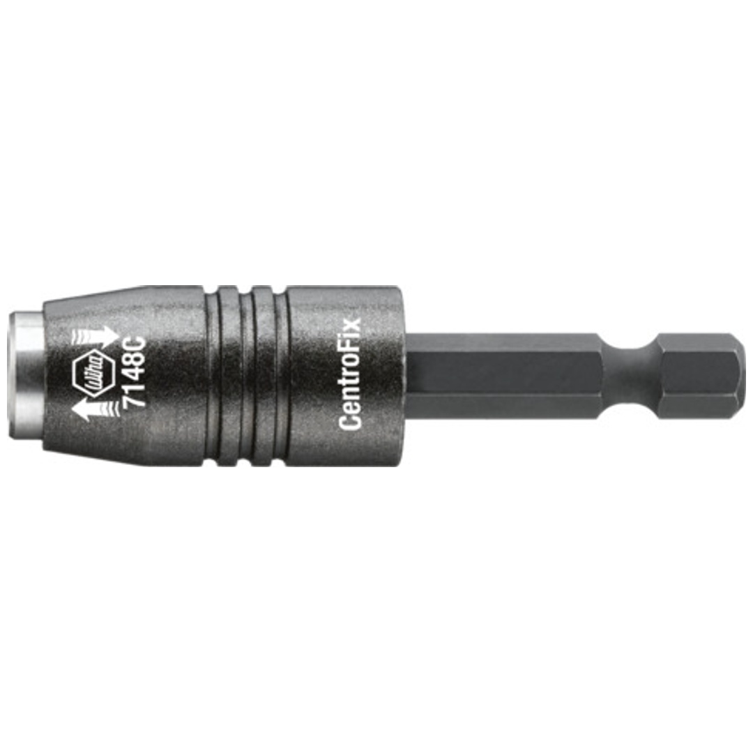 Wiha Bithalter CentroFix mechanisch verriegelbar 1/4 in Box 60 mm