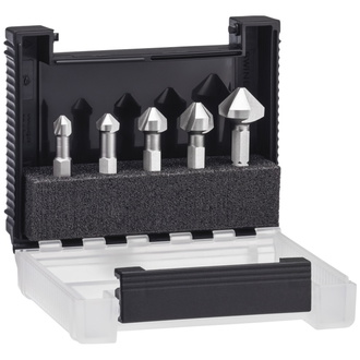 Wiha Kegelsenker-Bit Set 5-tlg. 1/4" in Box (28027)