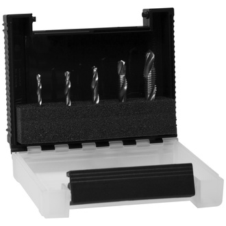 Wiha Kombigewindebohrer-Bit Set 5-tlg. 1/4" in Box (28026)