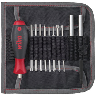 Wiha Bit Set Montage 20-tlg. inkl. Rolltasche (44576)