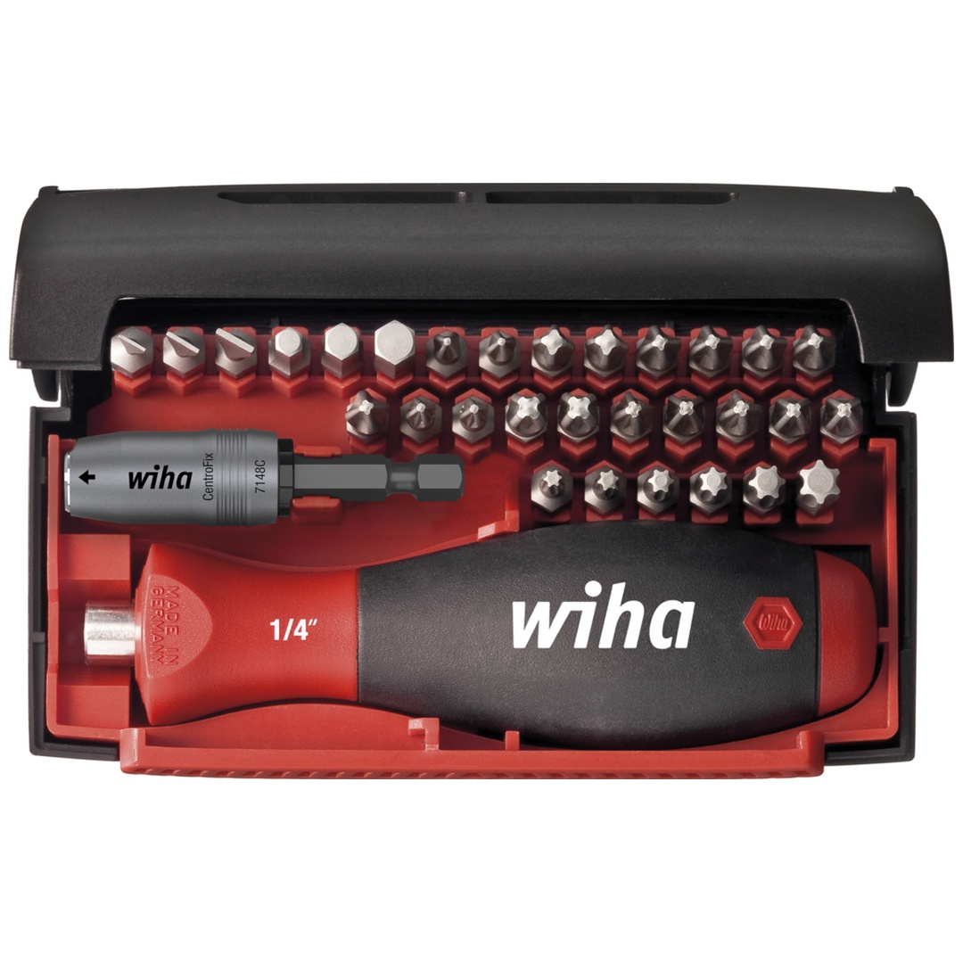Wiha Bit Set Collector Standard 25 mm gemischt 32-tlg. 1/4 C6,3 inkl. Box