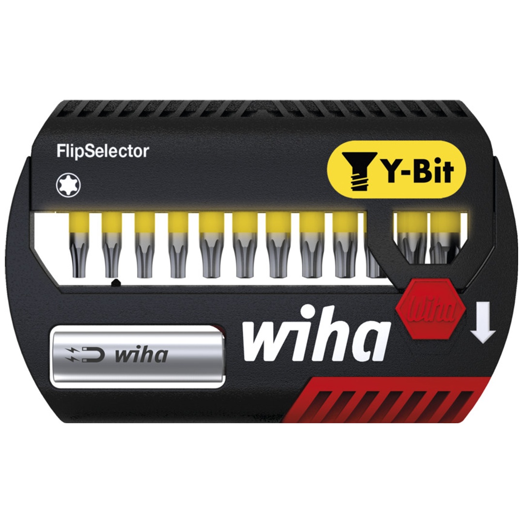 Wiha Bit Set FlipSelector Y-Bit 25 mm TX 13-tlg. 1/4 C6,3