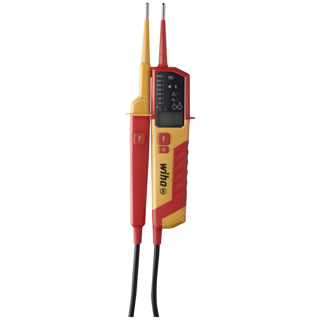 Wiha Spannungs- und Durchgangsprüfer 0,5 - 1.000 V AC, CAT IV inkl. 2x AAA-Batterien
