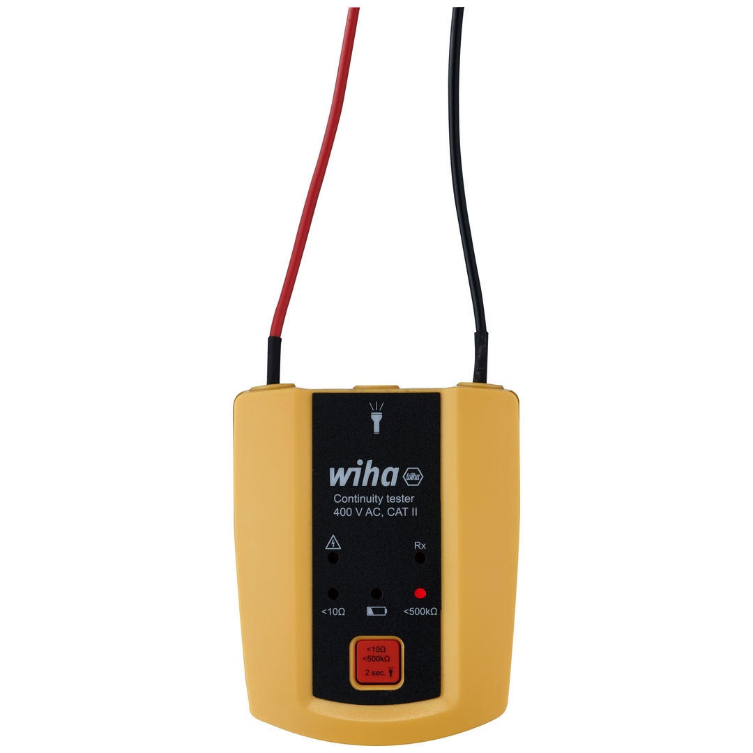 Wiha Durchgangsprüfer bis 400 V AC, CAT II inkl. 2x AAA-Batterien