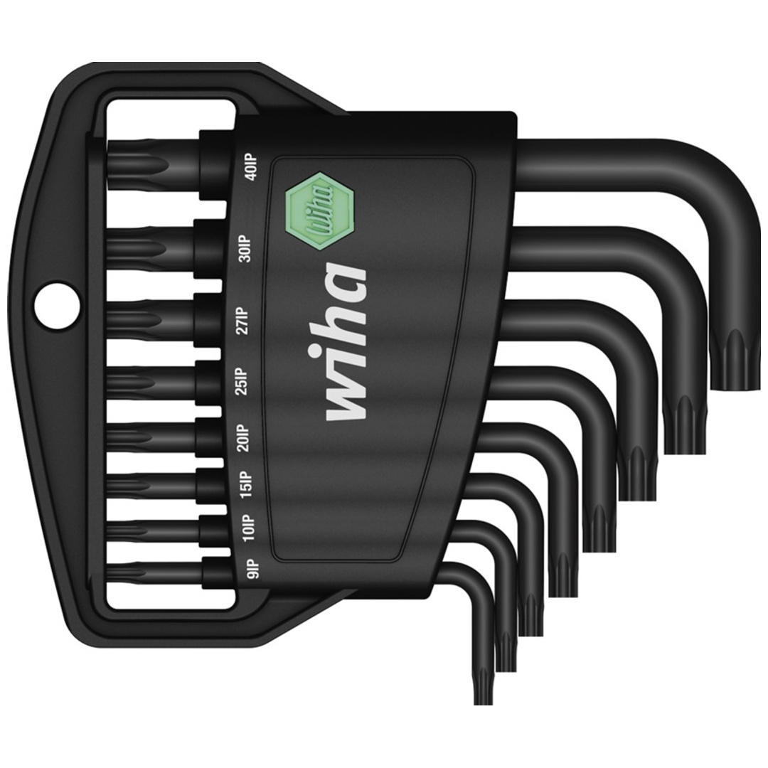 Wiha Stiftschlüssel Set im Classic Halter TX PLUS 8-tlg schwarzoxidiert
