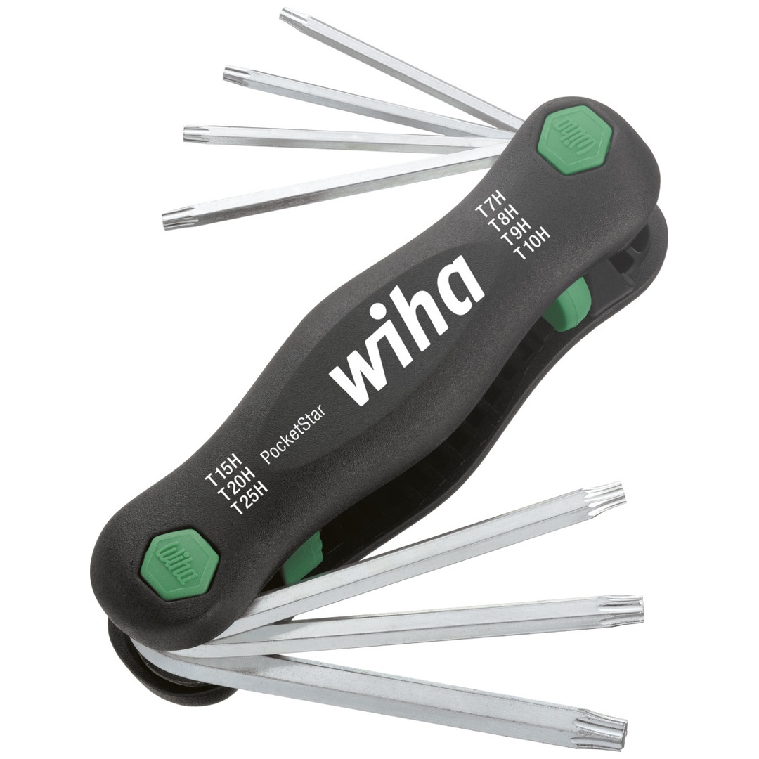Wiha Multitool PocketStar TX Tamper Resistant (mit Bohrung) 7-tlg.