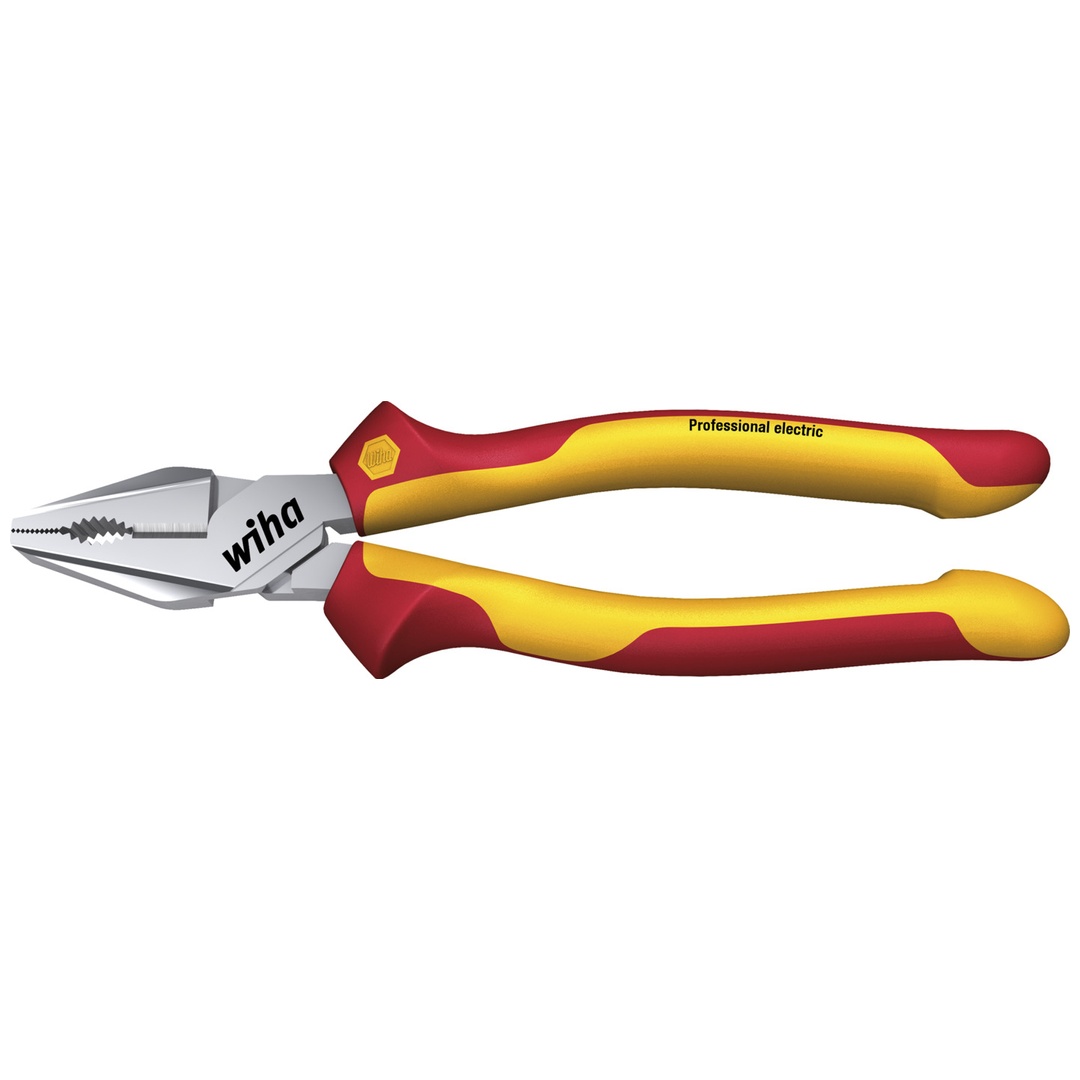 Wiha Kraftkombizange Professional electric mit DynamicJoint und OptiGrip mit extra langer Schneide 225 mm, 9