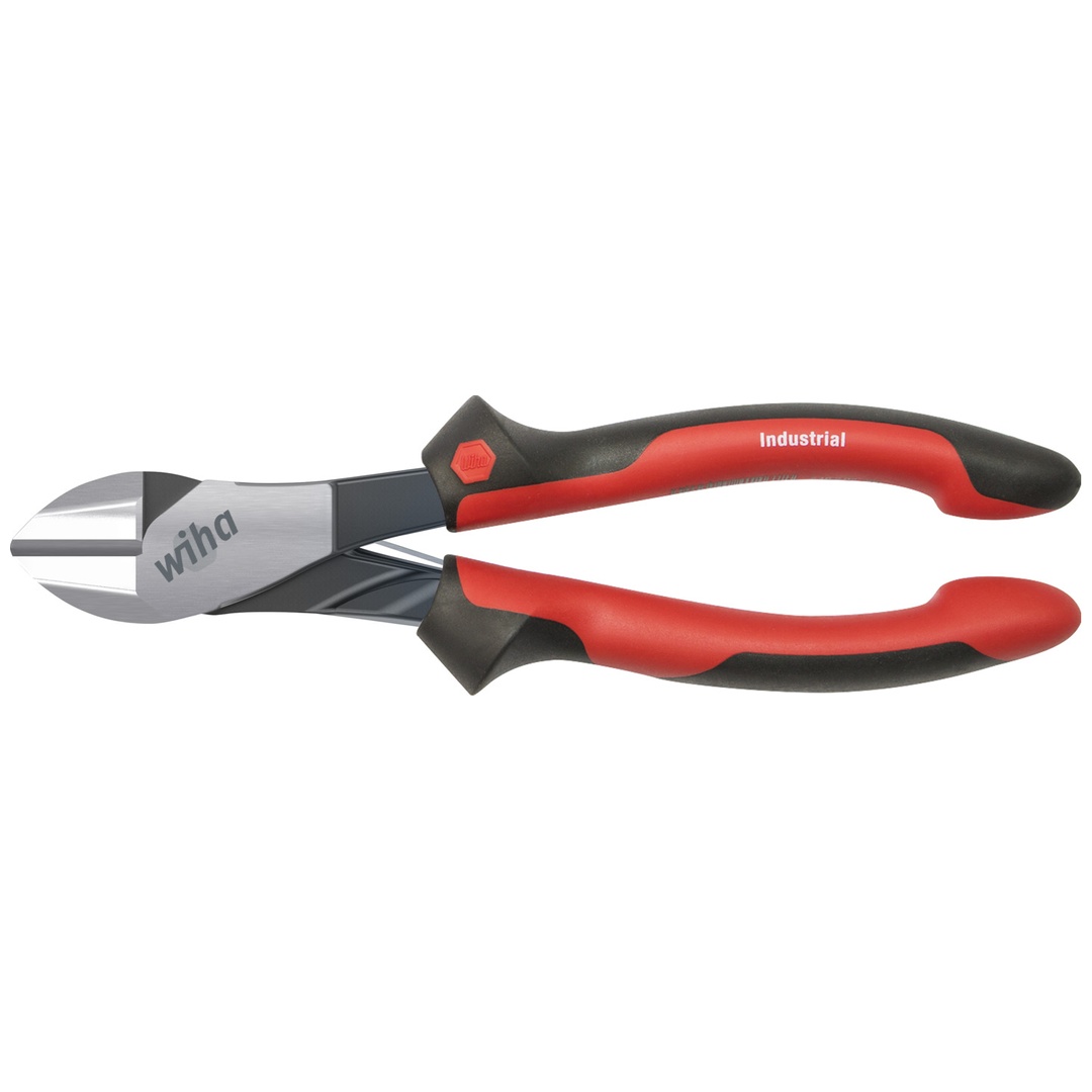 Wiha Kraftseitenschneider Industrial mit DynamicJoint mit ein- und ausschaltbarer Öffnungsfeder 160 mm, 6,5