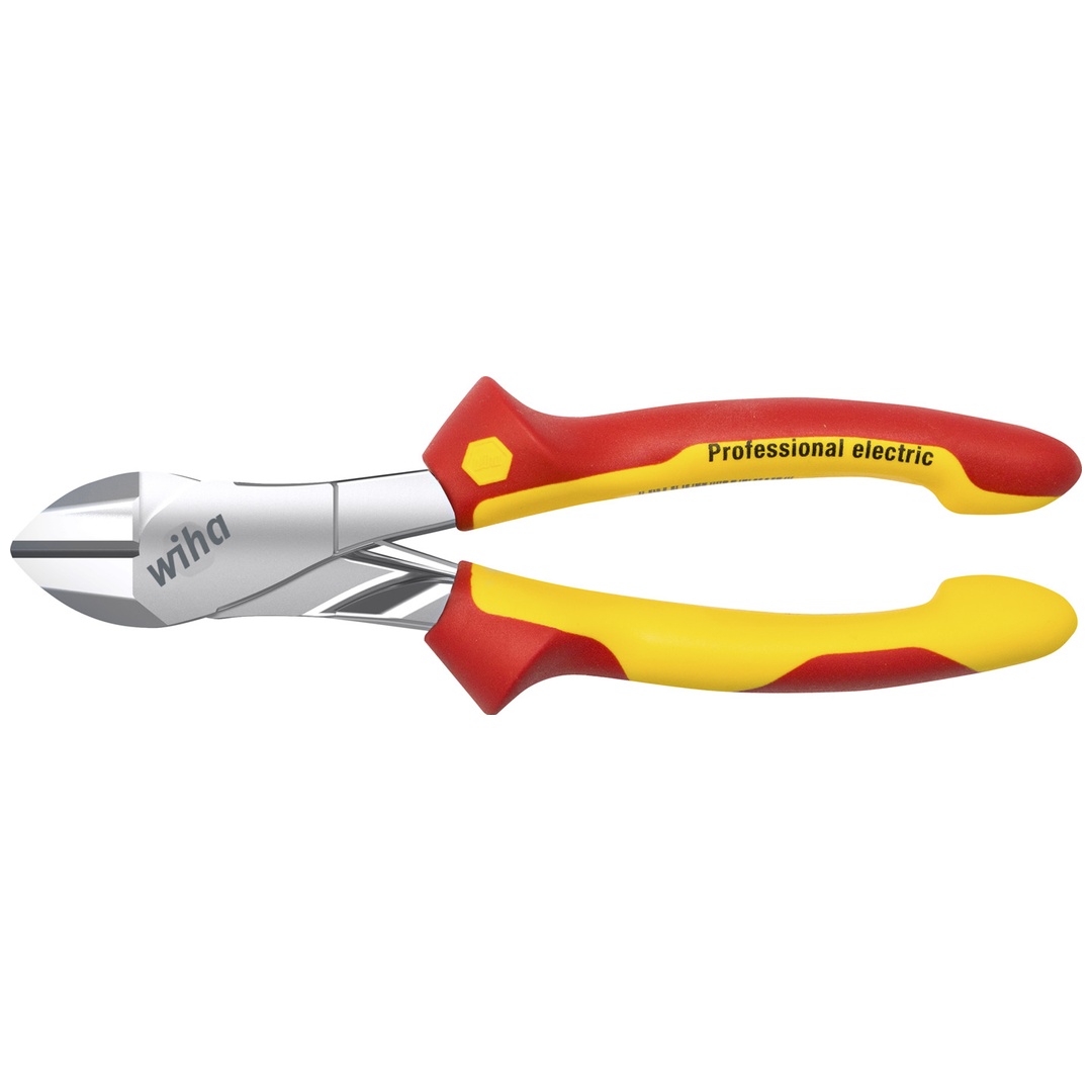 Wiha Kraftseitenschneider Professional electric mit DynamicJoint mit ein- und ausschaltbarer Öffnungsfeder 180 mm, 7