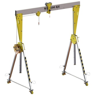 PLANETA Alu-Portalkran RKPK-2 fahrbar / klappbar 500kg