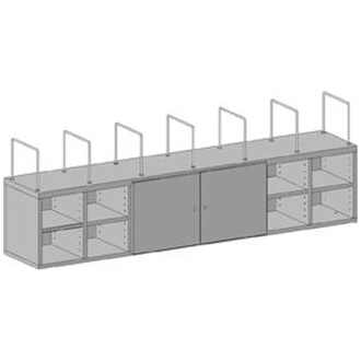 Rocholz Regalsystem f. Packtische1762x243x330mm