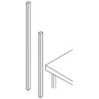 Rocholz Befestigungsholm,kurz VE2, H1170 mm, f.Kurbelt.