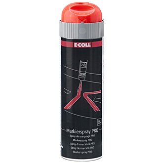 E-COLL PRO Markierspray 500ml rot