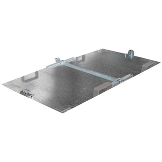 Bauer Deckel vzk 2-teilig für Klappbodenbehälter FB1500 l, Bild 1705735 Gruppenansicht