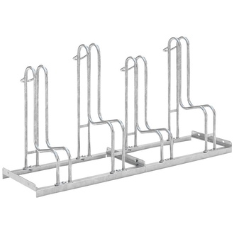 WSM Fahrrad-Standparker einseitig, verzinkt L 1400 mm, 4 Plätze