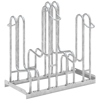 WSM Fahrrad-Standparker zweiseitig, verzinkt L 700 mm, 4 Plätze