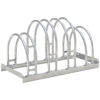 WSM Fahrrad-Bogenparker zweiseitig, verzinkt L 700 mm, 4 Plätze