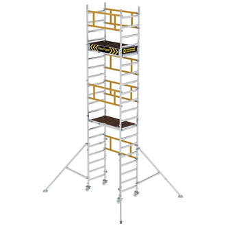 MUNK Ein-Personen-Gerüst Plattform B1200xT600 mm Plattformhöhe 4,10 m Arbeitshöhe bis 6,10 m