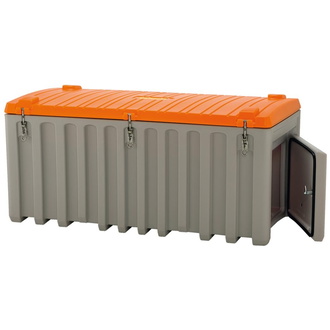 Cemo Werkzeugbox CEMbox 750 l B1700xT840xH800 mm grau/orange mit Seitentür