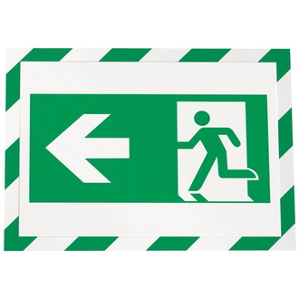 DURABLE Magnetrahmen SECURITY A4 DURAFRAME grün/weiß