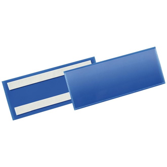 DURABLE Etikettentasche B210xH74 mm blau, selbstklebend VE 50 Stück