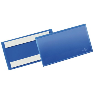 DURABLE Etikettentasche B150xH67 mm blau, selbstklebend VE 50 Stück