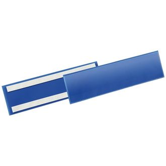 DURABLE Etikettentasche B297xH74 mm blau, selbstklebend VE 50 Stück