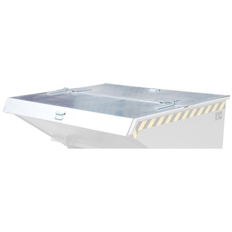 Bauer Deckel vzk 2-teilig für Kippbehälter EXPO 600l, Bild 1709038 Gruppenansicht