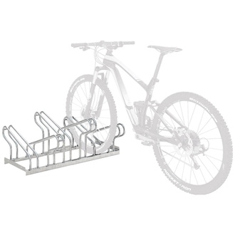 WSM Fahrradparker Hoch/Tief zweiseitig, verzinkt L 1050 mm, 6 Plätze