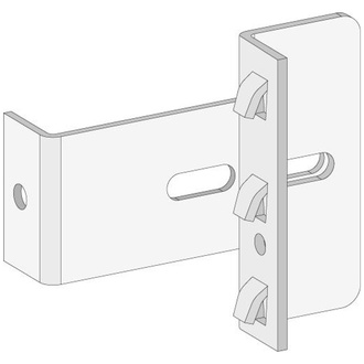 Hofe Wandverankerung ZW 45 verz. komplett verstellb. bis max.45mm