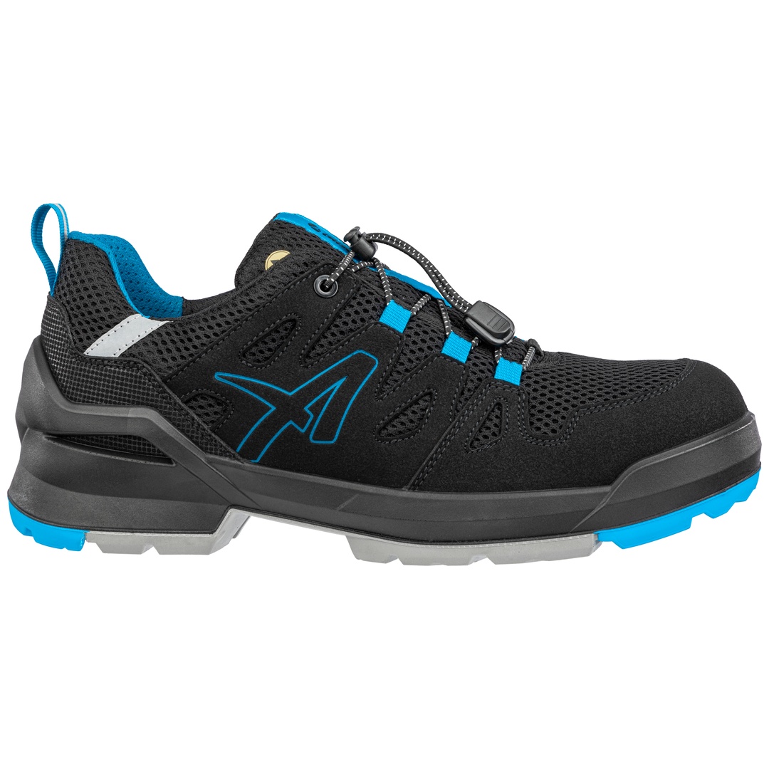 Albatros Sicherheitshalbschuh FASTPACK LOW S1PL ESD FO SR 648040 Gr. 37 schwarz-blau