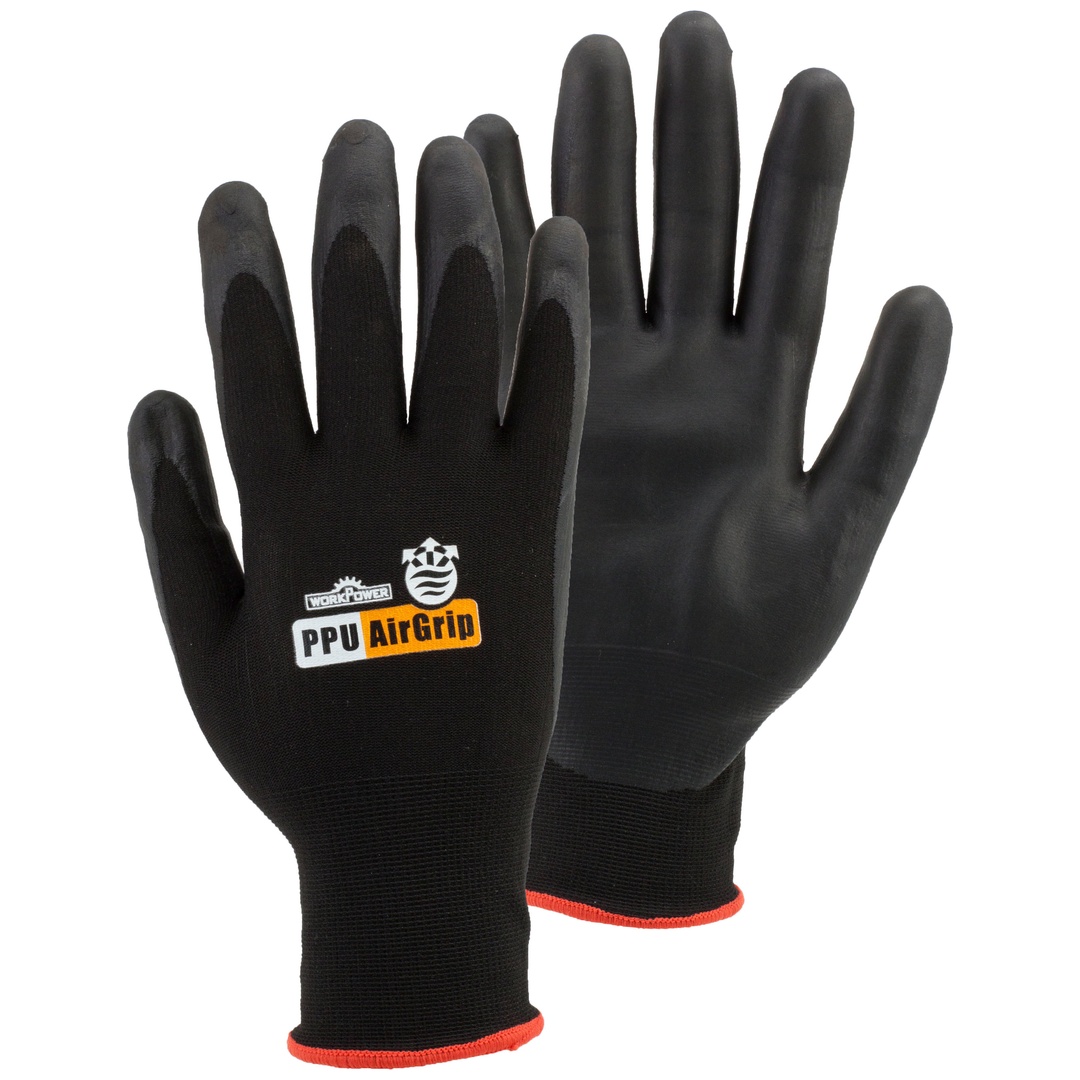 WorkPower RualTex Arbeitshandschuh Air Grip Gr. 10 schwarz p5956293