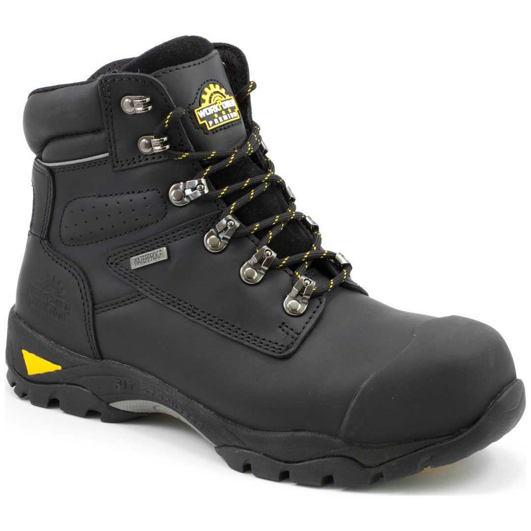 WorkPower Rual-Tex Sicherheitsstiefel Zwaag S3 Gr. 41 schwarz