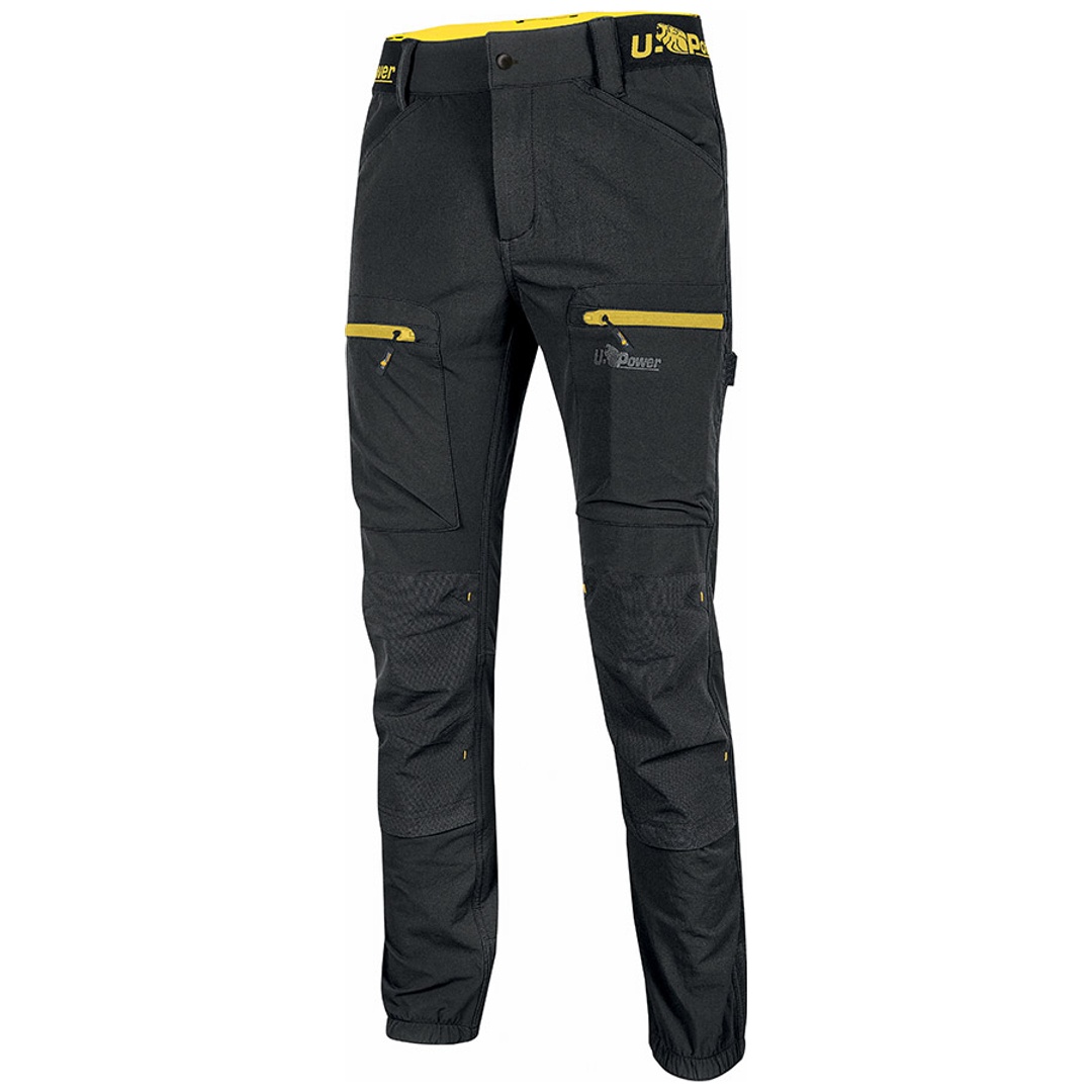 U-Power Stretch-Arbeitshose HORIZON FU267 Gr. 5XL black carbon