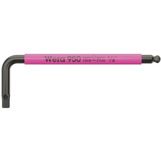 Wera 950 SPKS Multicolour, zöllig, BlackLaser, 1/8" x 63 mm