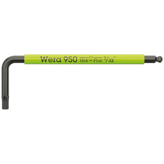 Wera 950 SPKS Multicolour, zöllig, BlackLaser, 3/32" x 56 mm