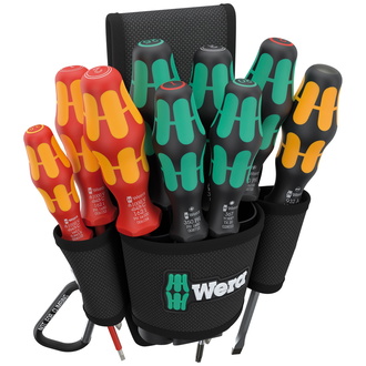 Wera 9620 Gürteltasche Set 1, 10-tlg.