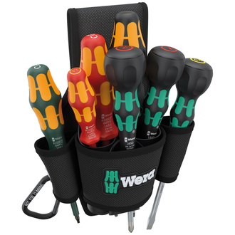 Wera 9622 Gürteltasche Set 3, 8-tlg.