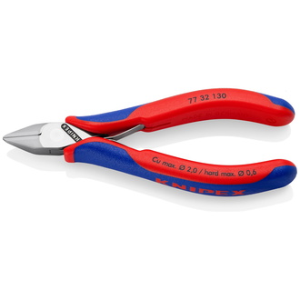 Knipex Elektronik-Seitenschneider mit Mehrkomponenten-Hüllen 130 mm