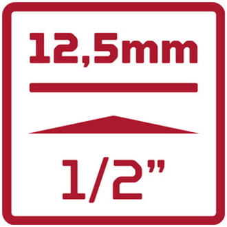 Gedore Verlängerung mit Gleitstück 1/2" 250mm