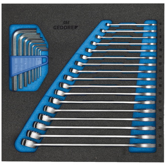 Gedore Ring-Maulschlüssel-Satz in Check-Tool-Modul